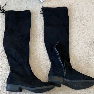 Over the knee high boots